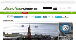 Desktop Screenshot of jarnvagsnyheter.se